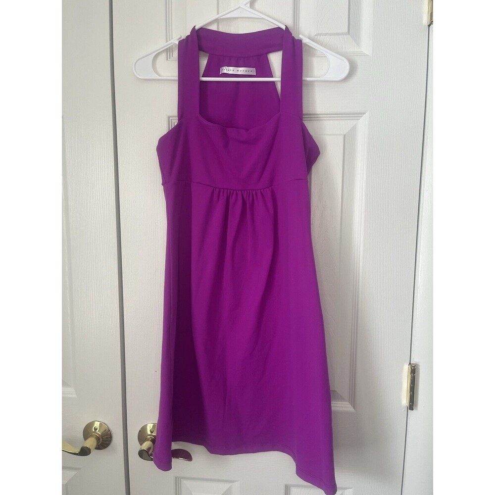 Susana Monaco Purple Stretchy Knee length Dress Women Small